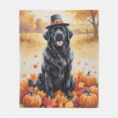 Neufundland im Herbst hinterlässt Erntedank Kunst Fleecedecke (Vorderseite)