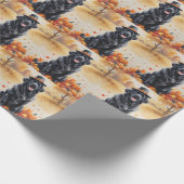 Neufundland im Herbst hinterlässt Erntedank Kunst Geschenkpapier (Ecke)