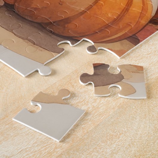 Neufundland im Herbst hinterlässt Erntedank Kunst Puzzle (Seite)