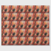 Neufundland im Herbst Leaves Fall Inspiriert Geschenkpapier (Flach)