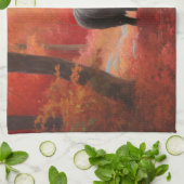 Neufundland im Herbst Leaves Fall Inspiriert Geschirrtuch (Gefaltet)