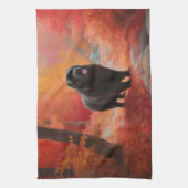 Neufundland im Herbst Leaves Fall Inspiriert Geschirrtuch (Vertikal)