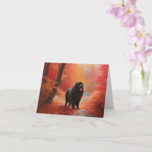 Neufundland im Herbst Leaves Fall Inspiriert Karte