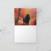 Neufundland im Herbst Leaves Fall Inspiriert Karte (Innenseite)