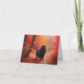 Neufundland im Herbst Leaves Fall Inspiriert Karte (Vorderseite)