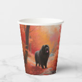 Neufundland im Herbst Leaves Fall Inspiriert Pappbecher (Vorderseite)