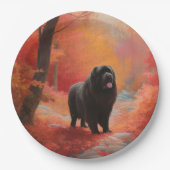 Neufundland im Herbst Leaves Fall Inspiriert Pappteller (Vorderseite)