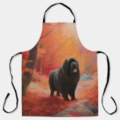 Neufundland im Herbst Leaves Fall Inspiriert Schürze (Vorderseite)