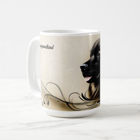 Neufundland Kaffeetasse (Vorderseite Links)
