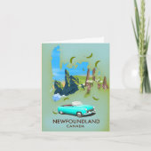 Neufundland Kanada Reiseplakat (Vorderseite)