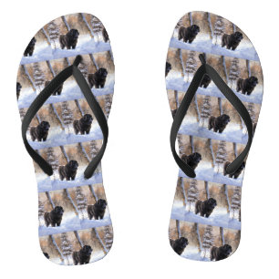 Neufundland Let It Snow Christmas Badesandalen