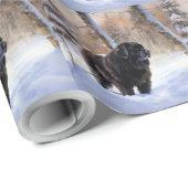 Neufundland Let It Snow Christmas Geschenkpapier (Rolleneckpunkt)