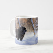 Neufundland Let It Snow Christmas Kaffeetasse (Vorderseite Links)
