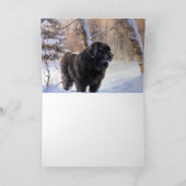 Neufundland Let It Snow Christmas Karte (Innenseite)