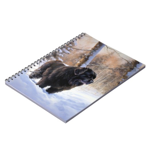 Neufundland Let It Snow Christmas Notizblock (Linke Seite)