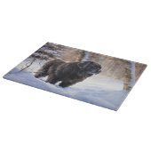 Neufundland Let It Snow Christmas Schneidebrett (Ecke)