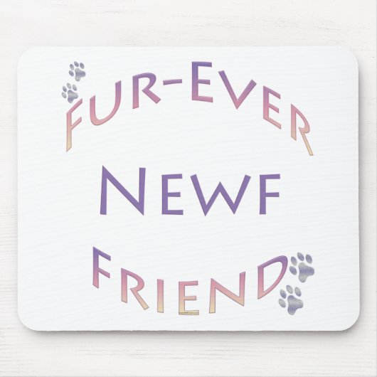 Neufundland-Liebe in First Lick Mousepad (Vorne)