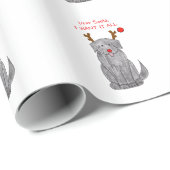 Neufundland liebe Sankt…. Geschenkpapier (Rolleneckpunkt)
