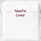 Neufundland Lover Runder Aufkleber (Tasche)
