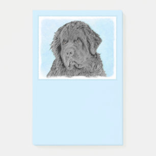 Neufundland Malerei - Niedliche Original Hunde Kun Post-it Klebezettel