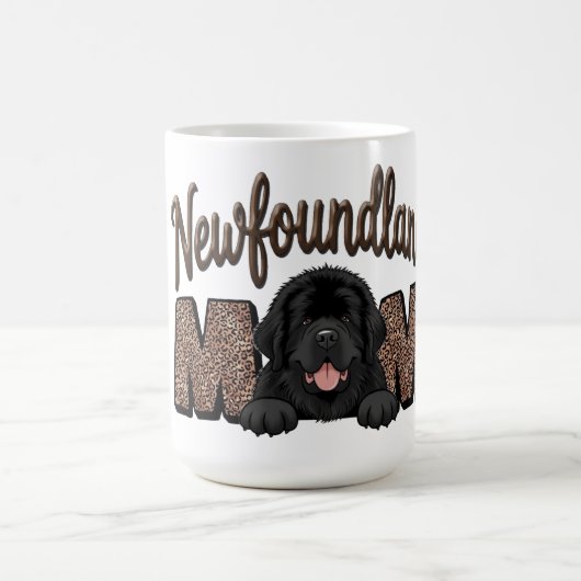 Neufundland-Mama Kaffeetasse (Mittel)