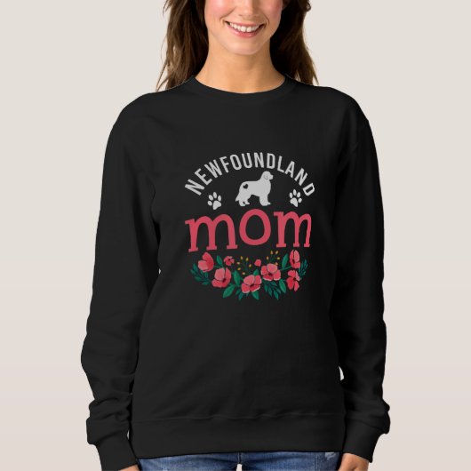 Neufundland Mama Womens Niedlich Dog Eigentümer We Sweatshirt (Vorderseite)