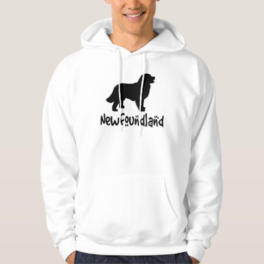 Neufundland mit coolem Text Hoodie (Vorderseite)