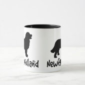 Neufundland mit coolem Text Tasse (Zentrum)
