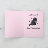 Neufundland mit HerzValentinstag Feiertagskarte (Innenseite)