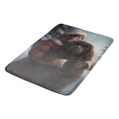 Neufundland mit Weihnachtsfeiertag Badematte (Schrägansicht)