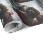 Neufundland mit Weihnachtsfeiertag Geschenkpapier (Rolleneckpunkt)