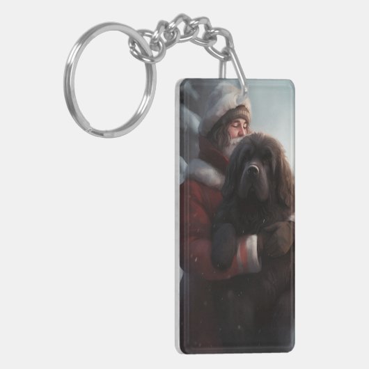 Neufundland mit Weihnachtsfeiertag Schlüsselanhänger (Vorderseite links)