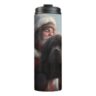 Neufundland mit Weihnachtsfeiertag Thermosbecher