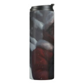 Neufundland mit Weihnachtsfeiertag Thermosbecher (Nach links gedreht)