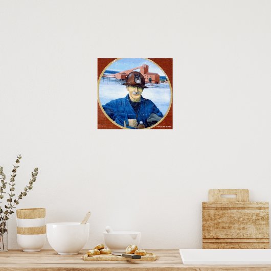 Neufundland-Muralposter Poster (Küche)