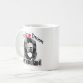 Neufundland muss Liebe Drool Kaffeetasse (Vorderseite Links)