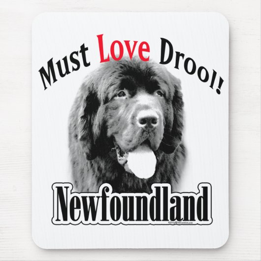Neufundland muss Liebe Drool Mousepad (Vorne)