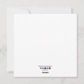 Neufundland Nutcracker Feiertagskarte (Rückseite)