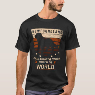 Neufundland Offizieller Hund der Coolststen Mensch T-Shirt
