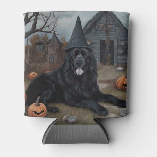 Neufundland Pumpkins Halloween Beängstigend Dosenkühler (Vorderseite)