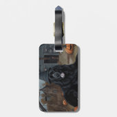 Neufundland Pumpkins Halloween Beängstigend Gepäckanhänger (Rückseite vertikal)