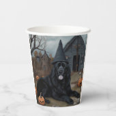 Neufundland Pumpkins Halloween Beängstigend Pappbecher (Rückseite)