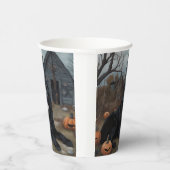 Neufundland Pumpkins Halloween Beängstigend Pappbecher (Rechts)