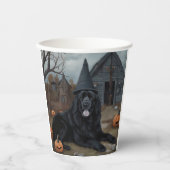 Neufundland Pumpkins Halloween Beängstigend Pappbecher (Vorderseite)