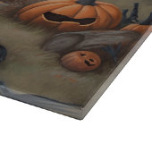 Neufundland Pumpkins Halloween Beängstigend Schneidebrett (Ecke)