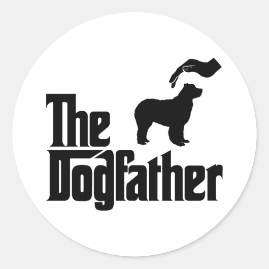 Neufundland Runder Aufkleber (Vorderseite)