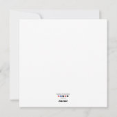 Neufundland Santa Sleigh Feiertagskarte (Rückseite)