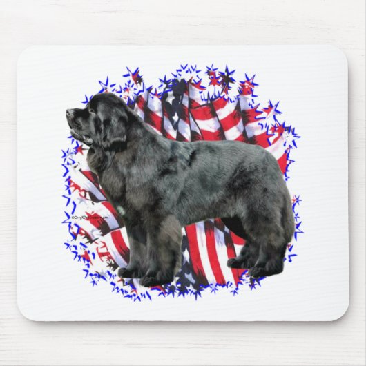 Neufundland (schwarz) mousepad (Vorne)