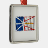 NEUFUNDLAND SILBERNES ORNAMENT (Rechts)