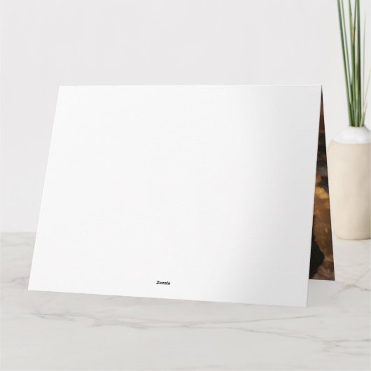 Neufundland Snowy Sleigh Weihnachtsdekor Karte (Rückseite)